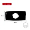 Adequado para BMW X3 F25 F26 11-17 conjunto completo de interruptor de logotipo de volante interior em fibra de carbono preto piano
