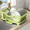 Estante Escurridor para Tazones y Palillos de Hogar, Estante de Almacenamiento para Tazones y Platos, Organizador para Fregadero, Escurridor de Platos para Encimera de Cocina, Casa de Renta