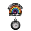 Reloj de Bolsillo Clásico de Enfermera y Doctor de Hospital con Apariencia Personalizada y Práctico Clip Retráctil para Insignia Colgante de Pecho