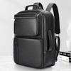 Marent Mochila de Cuero Crazy Horse Sentido Avanzado Exterior Multifuncional de Negocios para Hombre Bolso para Computadora de Cuero Genuino para Hombres