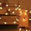 Luz de Ambiente para Acampar al Aire Libre Cadena de Luces de Bola Grande ledG50 Cadena de Burbujas de Bola Luz Decorativa para Toldos de Camping Batería de Camping