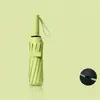 Sombrilla de sol totalmente automática, estilo business, de 10 varillas, con recubrimiento negro para protección solar, protección UV y doble propósito para días soleados y lluviosos; paraguas al por mayor