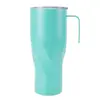 Copo Isolado de Aço Inoxidável 304 com Alça, Copo Pequeno de Aço, Isolamento Espesso a Vácuo de Camada Dupla, Copo de Água Fria, Portátil