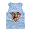 Chaleco infantil del equipo Wangwang, ropa de verano para niños, camiseta sin mangas 2022, ropa de algodón para bebés, ropa exterior, camisa de fondo
