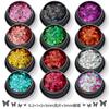 Amazon Explosiones Color Mágico Multicolor Mariposa Lentejuelas Hexagonales Super Flash Esmalte de Uñas Gota Pegamento Maquillaje Venta al Mayoreo