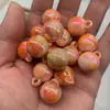 16mmuv plateado marbees coloridos crema de dos colores agujero para colgar cuentas redondas diy hecho a mano colgante para coche joyería accesorios de cuentas material