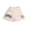 Pantalones Cortos Estilo Americano para Hombre, Marca de Moda, Marca de Agua Retro, Pantalones Cortos de Baloncesto de Secado Rápido, Pantalones Cortos Sueltos Casuales para Correr y Entrenar, Estilo Verano para Hombre