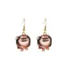 Aretes Divertidos Transfronterizos de Gatito Lindo de Dibujos Animados Aretes Creativos Atmosféricos Aretes de Animales Japoneses y Coreanos Venta al por Mayor Europea y Americana