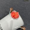 Cabeça de Flor Simulação Cravo DIY Grampo de Cabelo Material de Flor Dinastia Han Adorno de Cabeça Roupa Caixa de Presente com Flor Adereços de Fotografia