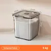 Tanque de Almacenamiento de Harina para el Hogar, Sellado de Grado Alimenticio, Cubo de Arroz y Harina, Almacenamiento de Gran Capacidad, a Prueba de Insectos y Humedad, Nuevo Estilo 2025