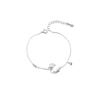 Pulsera de plata de ley 925 con forma de estrella y piedra lunar, original para mujer, con microincrustaciones de circonitas, estilo ins, pulsera de cuentas de concha, venta al por mayor