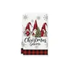 Paño de cocina navideño transfronterizo europeo y americano gofrado navideño de cocina absorbente paño de té multifuncional paño de limpieza para lavar platos