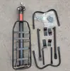 Bicicleta de montaña transfronteriza que puede transportar personas, portaequipajes trasero para bicicleta, freno de disco, soporte de freno en V, soporte de liberación rápida de aleación de aluminio