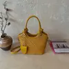 Bolso Cubo de Tejido de Moda, Bolso Cruzado Tendencia, Estilo Coreano Chic para el Trabajo, Viaje Diario, Bolso Cesta Casual