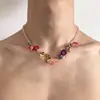 Collares transfronterizos de estilo punk de alta resistencia para hombres y mujeres, estilo gótico de subcultura, cadenas para la clavícula y collares de personalidad de nicho de moda