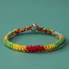 Pulseiras Coloridas de Corda para o Festival do Meio Outono de 2026 em Vários Estilos para Casais, Pulseiras Versáteis Feitas à Mão para Festas, Em Estoque para Atacado