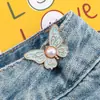 Hebilla de Cintura Mariposa, No Necesita Clavos ni Costura, Botón Desmontable de Ajuste de Cintura, Reductor de Talla de Cintura para Jeans, Herramienta para Apretar la Cintura
