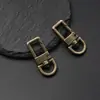 Accesorios de Ferretería para Equipaje, Ganchos de Ferretería, Hebillas de Anilla en D, Ganchos Colgantes Ajustables, Llaveros de Bronce Antiguo, Broches Giratorios Universales