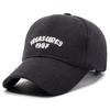 Gorra de béisbol de pana de color liso para otoño e invierno, nueva, informal, sencilla, con letras, lengua de pato, cálida y fría, para hombre y mujer