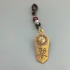 Llavero Estilo Chino Colgante Pequeño Placa Bagua Accesorios Metálicos Aleación Colgante de Alta Gama Regalo Étnico Fabricante Mayorista