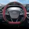 Adecuado para cubierta de volante Ford Focus, gamuza ultradelgada, modelos 12 y 15, cubierta de mango clásica para Focus, uso en todas las estaciones