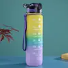 Taza de Espacio Degradado Amazon Gran Capacidad con Tapa de Rebote Portátil Popote Portátil para Exteriores Fitness Deportes Tetera