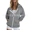 Sudadera con capucha americana de otoño nueva y moderna para jóvenes, patrón moderno, holgada, casual, chaqueta deportiva con cremallera