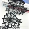 Nuevo Encaje de Flores Calado Bordado Soluble en Agua Organza Hanfu Ropa de Rendimiento de Vestuario Antiguo Accesorios 18 CM de Ancho