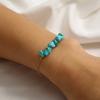 Pulsera de Cadena Transfronteriza Europea y Americana Retro Piedra Natural Grava Multicolor con Cuentas para Mujer en stock Venta Directa