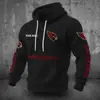 Jerseys de equipo transfronterizos europeos y americanos de talla grande, estampado digital 3D, corte holgado, con cremallera, con capucha, sudaderas deportivas, sudaderas de invierno