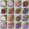 Deusa da Lua Dália Cabeça Flor Falsa Buquê Parede de Flores de Rosa Flores Artificiais Estilo INS Fabricante Decoração de Casa Casamento