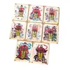 Pegatina de Teléfono Móvil de Oración Pintada a Mano con el Mismo Diseño que el Dios de la Riqueza de Cinco Caminos del General Zhao del Primer Templo del Dios de la Riqueza en Lingyin, Usada para Atraer Riqueza y Dinero