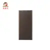 Piso exterior de madera y plástico macizo de veta recta hecho a medida, impermeable y resistente a la deformación, adecuado para autoinstalación en terrazas y patios