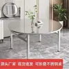 Mesa redonda plegable gruesa de acero inoxidable para restaurantes rurales para grupos grandes, adecuada para comedores, uso doméstico y barbacoas