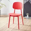 Venta al por Mayor de Fábrica Silla de Caramelo Silla Moderna Simple para Adultos Silla de Plástico Creativa para Restaurante Silla Casual para el Hogar con Respaldo