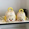 Mochila Infantil para Niños y Niñas de Jardín de Infancia, Bolso de Lona con Lindos Diseños de Conejito y Oso de Dibujos Animados, Mochila Escolar para Estudiantes