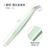 Pinzas para Extensión de Pestañas con Brillo Colorido en Stock Herramienta de Belleza Pinzas para Pestañas Postizas Clip de Pluma Dorada Clip para Pestañas de Alta Precisión
