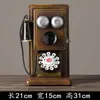 Modelos de Objetos Antigos Nostálgicos Retrô: TV Preto e Branco, Toca-Discos, Telefone, Celular Vintage, Adereços para Fotos, Decorações