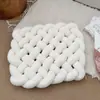 Cojines y Almohadas Tejidos a Mano para Decoración de Sofá de Sala de Estar, Cojines de Cachemira y Terciopelo Teddy Estilo Nórdico Simple para Entrega