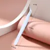 Pinzas para Pestañas de 125mm Pinzas de Acero Inoxidable Punta Curva Hechas a Mano Herramientas para Uñas DIY Pinza para Pestañas Postizas Pinzas de Injerto