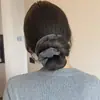 Elástico de Cabelo Scrunchie Estilo Vintage Primavera e Verão para Mulheres, Corda de Cabelo Elástica de Alta Elasticidade para Coque e Rabo de Cavalo, Novo Acessório de Cabelo