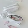 Estuche de Lunares con Alas, Estilo Alto Estilo Ins de Gran Capacidad Portátil Bolsa de Almacenamiento para Papelería para Estudiantes Mujeres, Estuche para Lápices