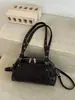 Bolso de Mujer de Moda Texturizado de Color Sólido, Bolso de Mano Cruzado, Bolso Boston Tipo Almohada de Gran Capacidad para el Trabajo