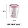 Copo de Frutas Levemente Luxuoso, Portátil, Drenável, com Garfo, Copo de Salada para Café da Manhã, Copo de Frutas para Levar em Piquenique, Copo de Aveia