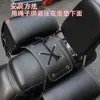 Bolsa Colgante Modificada para Motocicleta Side Rider Cuero Sintético de Color Sólido Retro Resistente al Desgaste Moda Bolsa Colgante Outlet de Fábrica