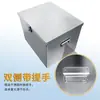 Caja de herramientas de acero inoxidable engrosada para uso doméstico, caja de almacenamiento multifuncional, caja de herramientas simple de acero inoxidable portátil