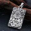 Joyería de estilo nacional de guerrero de hierro y acero, venta al por mayor, colgante de acero inoxidable creativo dominante de acero de titanio, colgante de Guan Gong para hombres