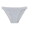Comercio Exterior Europeo y Americano Transfronterizo Amazon Algodón Acanalado Sexy Algodón Puro Entrepierna Ropa Interior para Mujer Bragas de Cintura Baja Venta al por Mayor de Fábrica