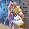 Llavero Colgante Oso Violento de Dibujos Animados de Resina Encanto para Bolso de Pareja Cordón para Llave de Coche Colgante para Teléfono Pequeño Regalo