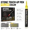 Plumón retocador para lápidas de uso exterior, pluma de reparación de grabados de gran capacidad, impermeable y resistente al sol, pluma para lápidas de grado industrial que no se decolora